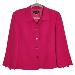 Chapter One Womens Berry Pink Blazer Size 8